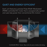 Air Filtration Kit PRO 4", Inline Fan with Smart Controller, Carbon Filter & Ducting Combo