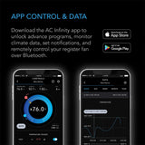 AC Infinity AIRTAP T4, Quiet Register Booster Fan System, Brown Bronze, for 4" x 12" Registers