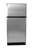SunStar 16CU Solar/DC Refrigerator - Stainless Steel ST-16RF-SS