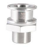 Stainless Tri-Clamp Weldless Bulkhead