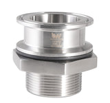 Stainless Tri-Clamp Weldless Bulkhead