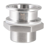 Stainless Tri-Clamp Weldless Bulkhead