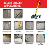 Concrete Crack Chaser 4.5" Grinder Epoxy & Concrete Repair Walk Behind