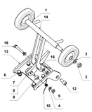 Wheel Kit for TPC90H Plate Compactor