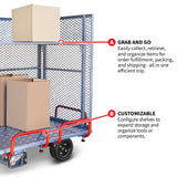 Powered Stock Picker 400kg Capacity for Warehouses, Shops & Material Handling