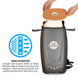 Electric Backpack Vacuum 6 qt Lightweight Commercial High-Performance Cleaning Solution