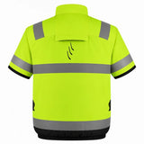 30V Battery-Powered High Vis Fan-Cooled Short Sleeve Complete Cooling System