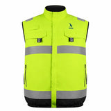 30V Battery-Powered High Vis Fan-Cooled Vest Complete Cooling System