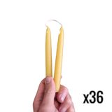 Thin Taper Beeswax Candles