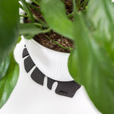 Kostr™ - Double sided leaf-shaped plant pot coaster - Cork + Pineapple leather