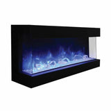 Amantii 60 Inch Tru-View XL Deep Built-In Indoor Outdoor 3 Three Sided Electric Fireplace