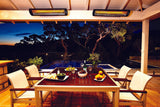 Bromic Heaters Tungsten Smart-Heat 3000 Watt Radiant Infrared Outdoor Electric Heater | Black | 240V
