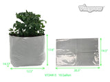 Viagrow Plastic Grow Bags White