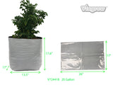 Viagrow Plastic Grow Bags White