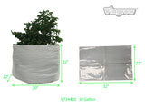 Viagrow Plastic Grow Bags White