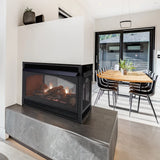 American Hearth Empire Vail Premium Peninsula & See-Thru Vent-Free Fireplace