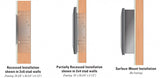 American Hearth Empire Boulevard Slim Line Vent-Free Fireplace - 30"