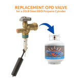 Flame King 20lb OPD Valve