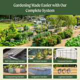17" Tall 6 In 1 Medium Modular Metal Raised Garden Bed Kit