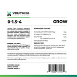 Ventana Plant Science - Grow 0-1.5-4