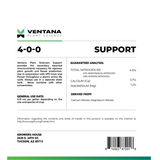 Ventana Plant Science - Support 4-0-0 (Cal-Mag + Secondary Macros)