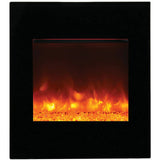 Amantii 24 inch WM-BI-2428-VLR-BG Zero Clearance Built-in Smart Corner Electric Fireplace