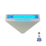 Gardner 30 Watt Wall Sconce ADA Fly Light Trap - White - WS-90WHS