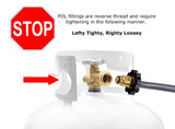 Flame King Auto Ignition Heavy Duty Propane Torch Weed Burner 340,000 BTU with Blast Trigger