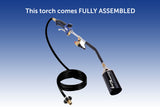 Flame King Auto Ignition Heavy Duty Propane Torch Weed Burner 340,000 BTU with Blast Trigger