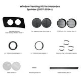ZERO BREEZE Portable AC Window Venting Kit