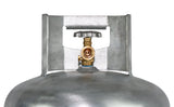Flame King 100lb Empty Galvanized Propane Tank LP Cylinder with POL Valve