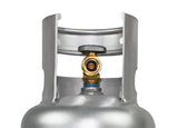 Flame King Lightweight 10lb Aluminum Propane Tank LP Cylinder with OPD