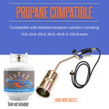 Flame King Propane Torch Weed Burner with Blast Trigger 320,000 BTU