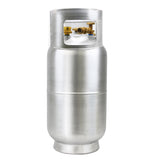 Flame King 33.5lb Aluminum Forklift Propane Tank Cylinder with Gauge