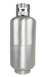 Flame King Lightweight Aluminum 40lb Propane Tank Cylinder Premium OPD Valve