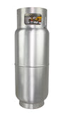 Flame King 43.5lb Aluminum Forklift Propane Tank Cylinder with Gauge