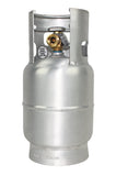 Flame King Lightweight 5lb Aluminum Propane Tank LP Cylinder with OPD & Gauge