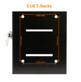 Flame King T-Racks 5lb Propane Tank Mounting Brackets Strap Campervan Overland Vehicles