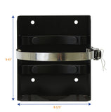 Flame King T-Racks 5lb Propane Tank Mounting Brackets Strap Campervan Overland Vehicles
