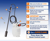 Flame King Heavy Duty 100,000 BTU Propane Torch Weed Burner