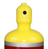 Flame King 123lb Refrigerant Cylinder Tank with Multi Valve for A2L Refrigerants