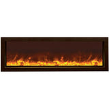 Amantii 50 Inch Panorama Slim BI-50-SLIM-OD Linear Indoor or Outdoor Electric Fireplace