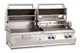 Fire Magic Aurora A830i Gas/Charcoal Combo Built-In Grill with Analog Thermometers