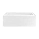 Swiss Madison Voltaire 60 x 30 Skirted Right Drain Soaking Apron Bathtub in Glossy White with Integrated Overflow, Drain Included (12 - Pack)