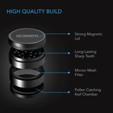 AC Infinity 3-Chamber Spice Grinder, Black, 2-Inch