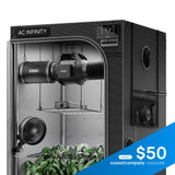 AC Infinity Advance Grow Tent System 3x3 3-Plant Kit Integrated Smart