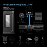 AC Infinity Advance Grow Tent System 3x3 3-Plant Kit Integrated Smart