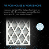 AC Infinity Air Filter Box w/ High Efficacy Filter 8-Inch