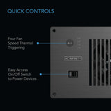 AC Infinity AIRPLATE P7 Cabinet Cooling Fan w/ Outlets & USB Ports