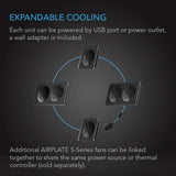 AC Infinity AIRPLATE S3 Quiet Cabinet Cooling Fan 6" w/ Speed